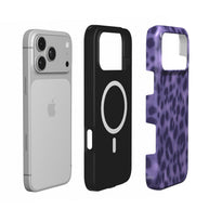 Wildcat | Purple Leopard Fur Texture MagSafe iPhone Case