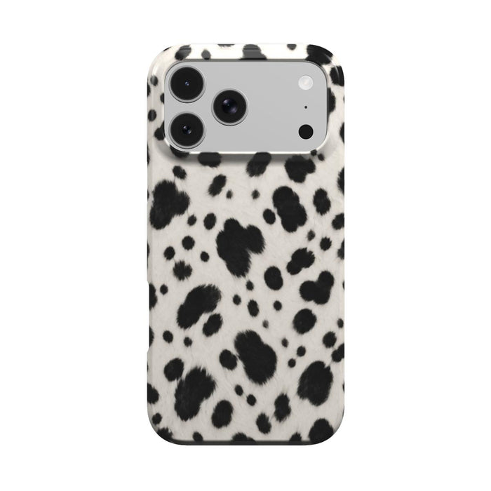 Front Row | Schwarz-weißes Dalmatiner-Print MagSafe iPhone Case