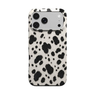 Front Row | Schwarz-weißes Dalmatiner-Print MagSafe iPhone Case