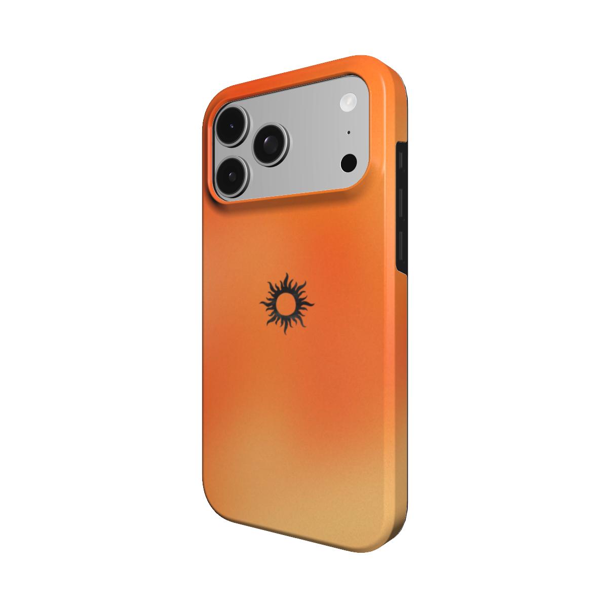 Sahara | Sunset Orange Sun Symbol MagSafe iPhone Case