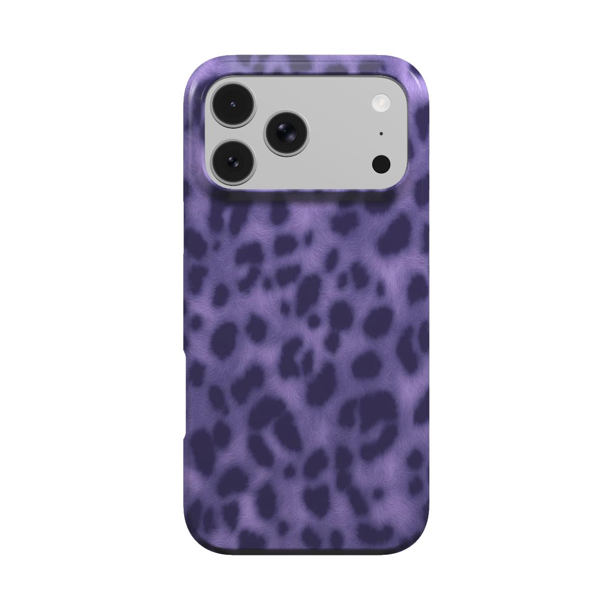 Wildcat | Purple Leopard Fur Texture MagSafe iPhone Case