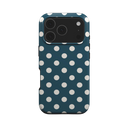 Matinée | Petrol Cream Polka Dot MagSafe iPhone Case