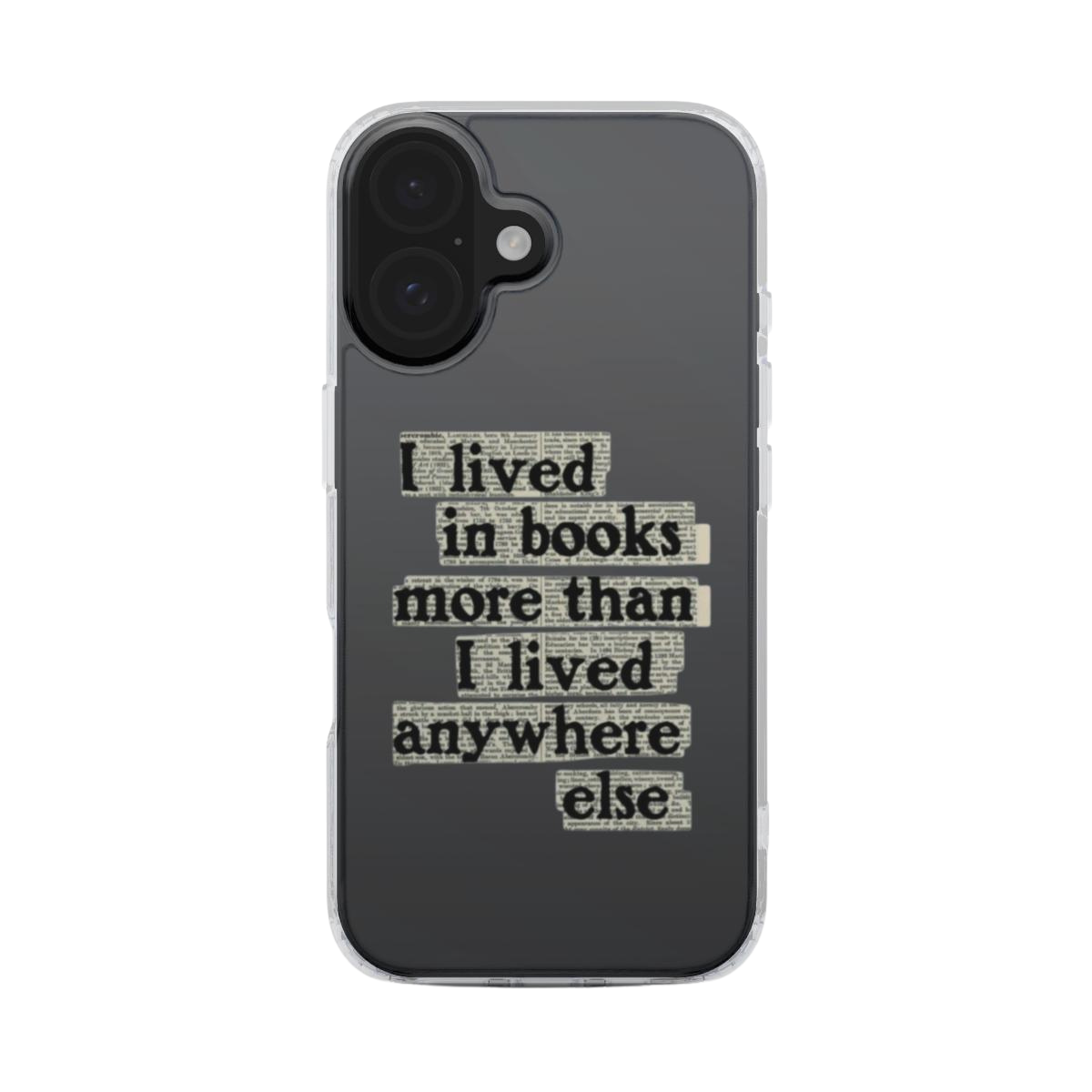 Between Pages | Book Lover Quote Clear iPhone & Samsung Case