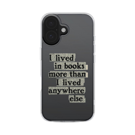 Between Pages | Book Lover Quote Clear iPhone & Samsung Case