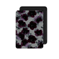 Noir Petals | Dark Purple Watercolor Floral Kindle Folio Case