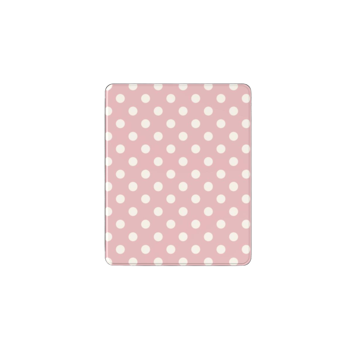 Powder Room | Blush Cream Polka Dot iPad Case with Apple Pencil Holder