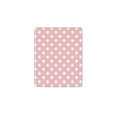 Powder Room | Blush Cream Polka Dot iPad Case with Apple Pencil Holder
