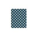 Matinée | Petrol Cream Polka Dot iPad Case with Apple Pencil Holder