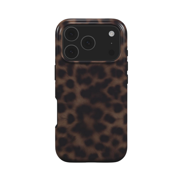 Ombra | Dark Leopard Fur Texture MagSafe iPhone Case
