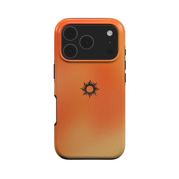 Sahara | Sunset Orange Sun Symbol Tough iPhone & Samsung Case
