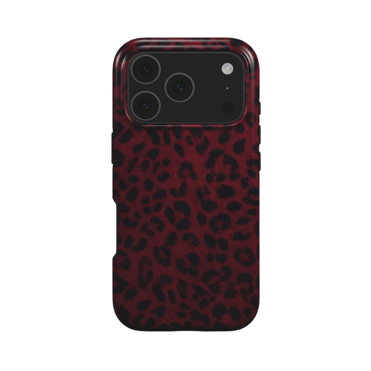 Blood Prowl | Dark Red Leopard Print MagSafe iPhone Case