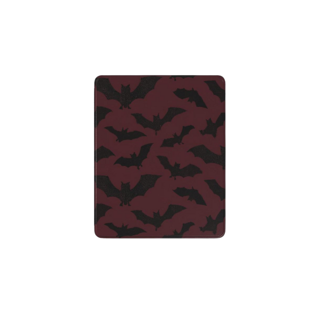 Noctis | Black Bat Swarm on Blood Red iPad Case with Apple Pencil Holder