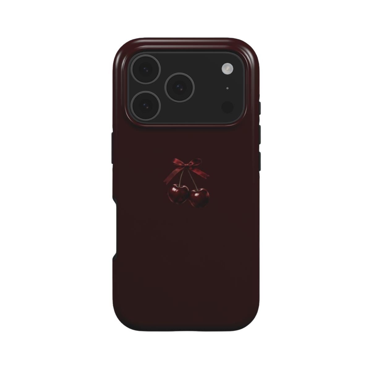 Bittersweet | Dark Cherry Bow MagSafe iPhone Case