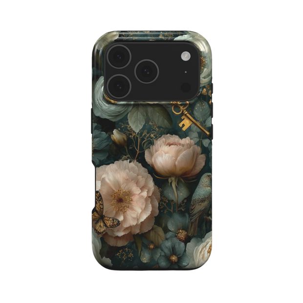 The Keeper's Key | Dark Botanical Secret Garden MagSafe iPhone Case