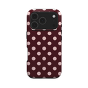 Pin-Up | Burgundy Blush Polka Dot MagSafe iPhone Case