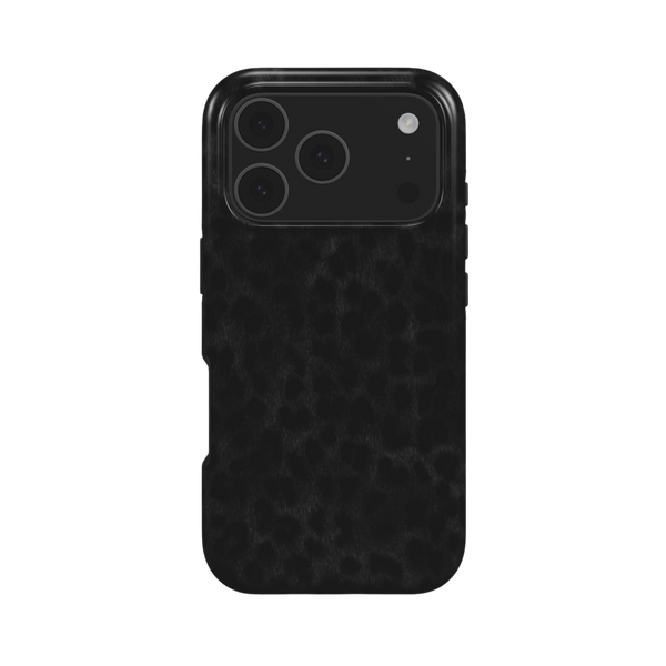 Midnight Panther | Black Leopard Print Dark Aesthetic MagSafe iPhone Case