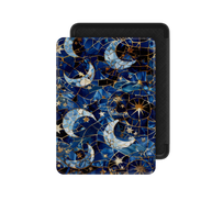 Celestial Mosaic | Moon & Stars Stained Glass Kindle Folio Case