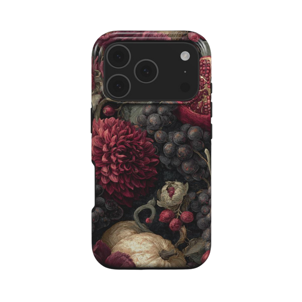 Baroque Harvest | Dark Botanical Still Life MagSafe iPhone Case