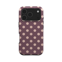 Boudoir | Mauve Rose Gold Polka Dot MagSafe iPhone Case
