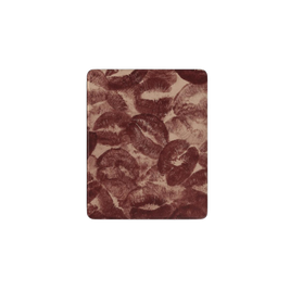 Velvet Kiss | Lipstick Kiss Print Vegan Leather iPad Case