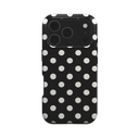 Ballroom | Black Cream Polka Dot MagSafe iPhone Case