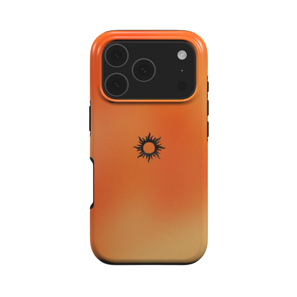 Sahara | Sunset Orange Sun Symbol MagSafe iPhone Case