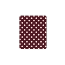 Pin-Up | Burgundy Blush Polka Dot iPad Case with Apple Pencil Holder