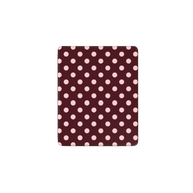 Pin-Up | Burgundy Blush Polka Dot iPad Case with Apple Pencil Holder