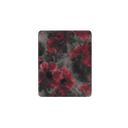 Crimson Eclipse | Dark Red Floral Painting iPad Case with Apple Pencil Holder