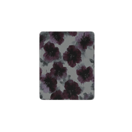 Noir Petals | Dark Purple Floral Painting iPad Case with Apple Pencil Holder