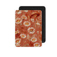 Whispered Daisies | Terracotta Wildflower Botanical Kindle Folio Case