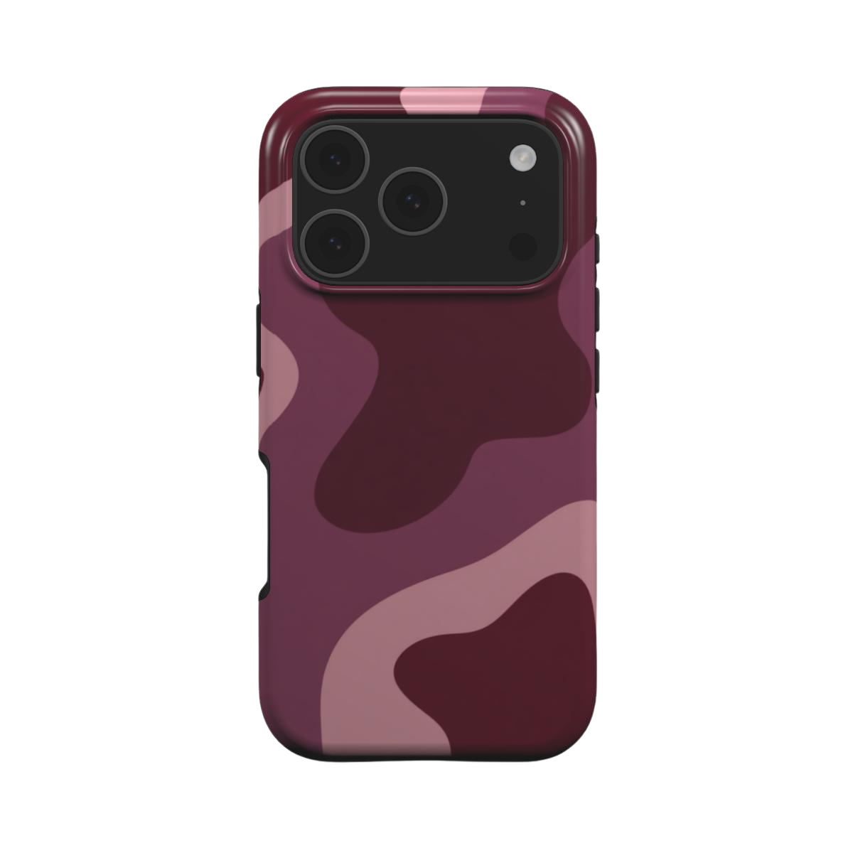 Granatrot | Burgundy Camo Abstract MagSafe iPhone Case
