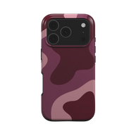 Granatrot | Burgundy Camo Abstract MagSafe iPhone Case