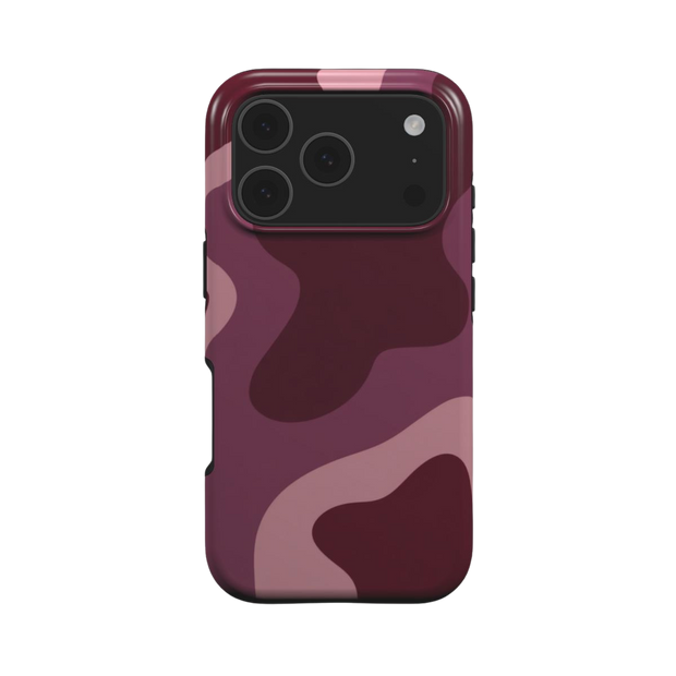 Garnet | Burgundy Camo Abstract MagSafe iPhone Case