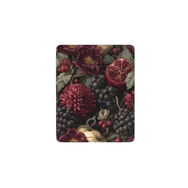 Baroque Harvest | Dark Floral Fruit Still Life iPad Case with Apple Pencil Holder