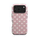 Powder Room | Blush Cream Polka Dot MagSafe iPhone Case
