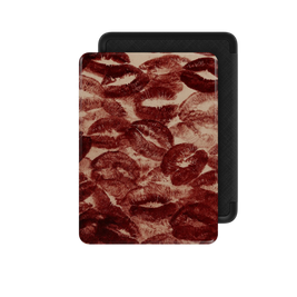 Velvet Kiss | Dark Red Lipstick Print Kindle Folio Case