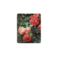 Velvet Roses | Dark Floral Oil Painting iPad Case with Apple Pencil Holder