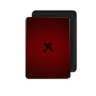 Coquette | Dark Red Bow Minimal Aesthetic Kindle Folio Case