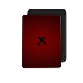 Coquette | Dark Red Bow Minimal Aesthetic Kindle Folio Case