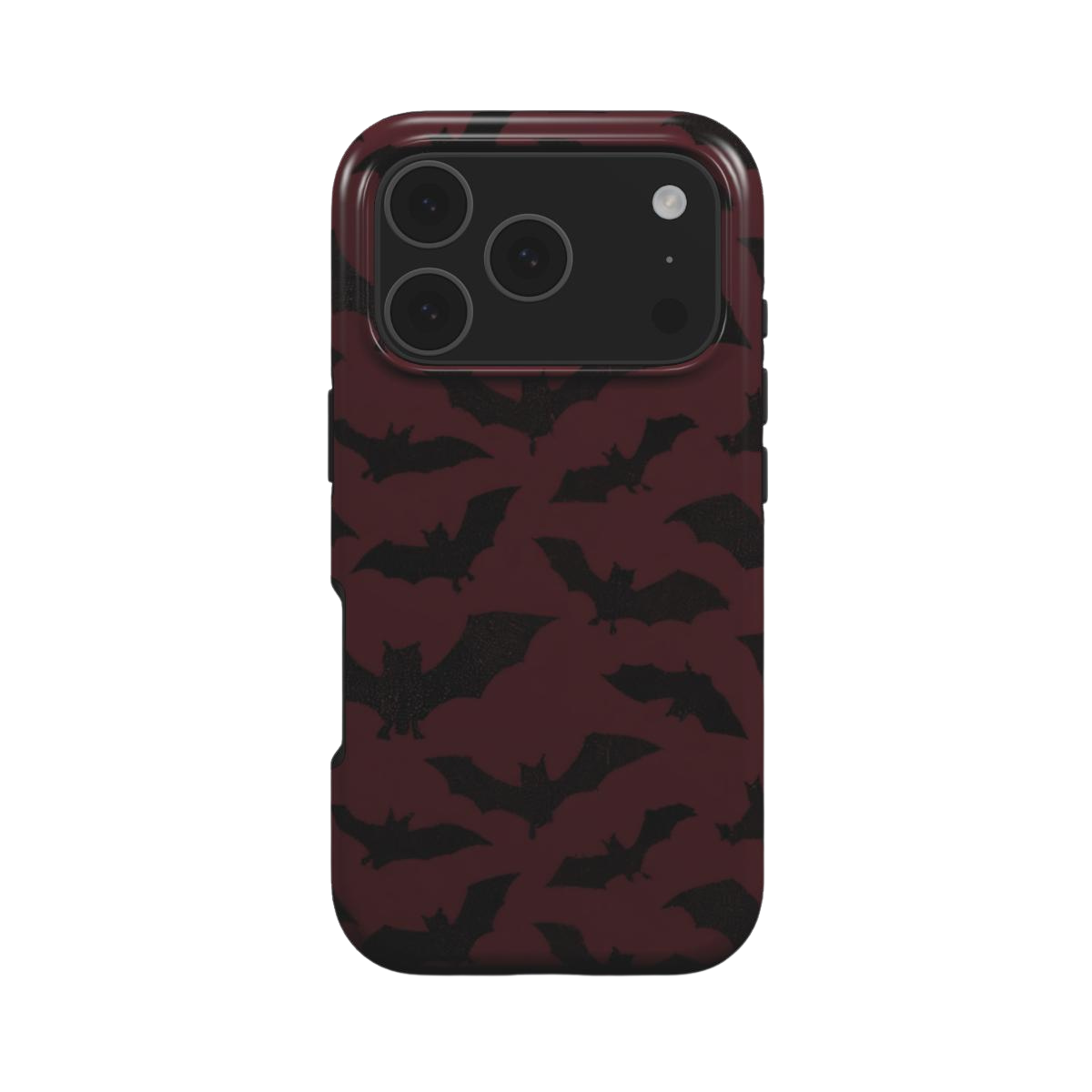 Noctis | Dark Burgundy Bat Gothic MagSafe iPhone Case