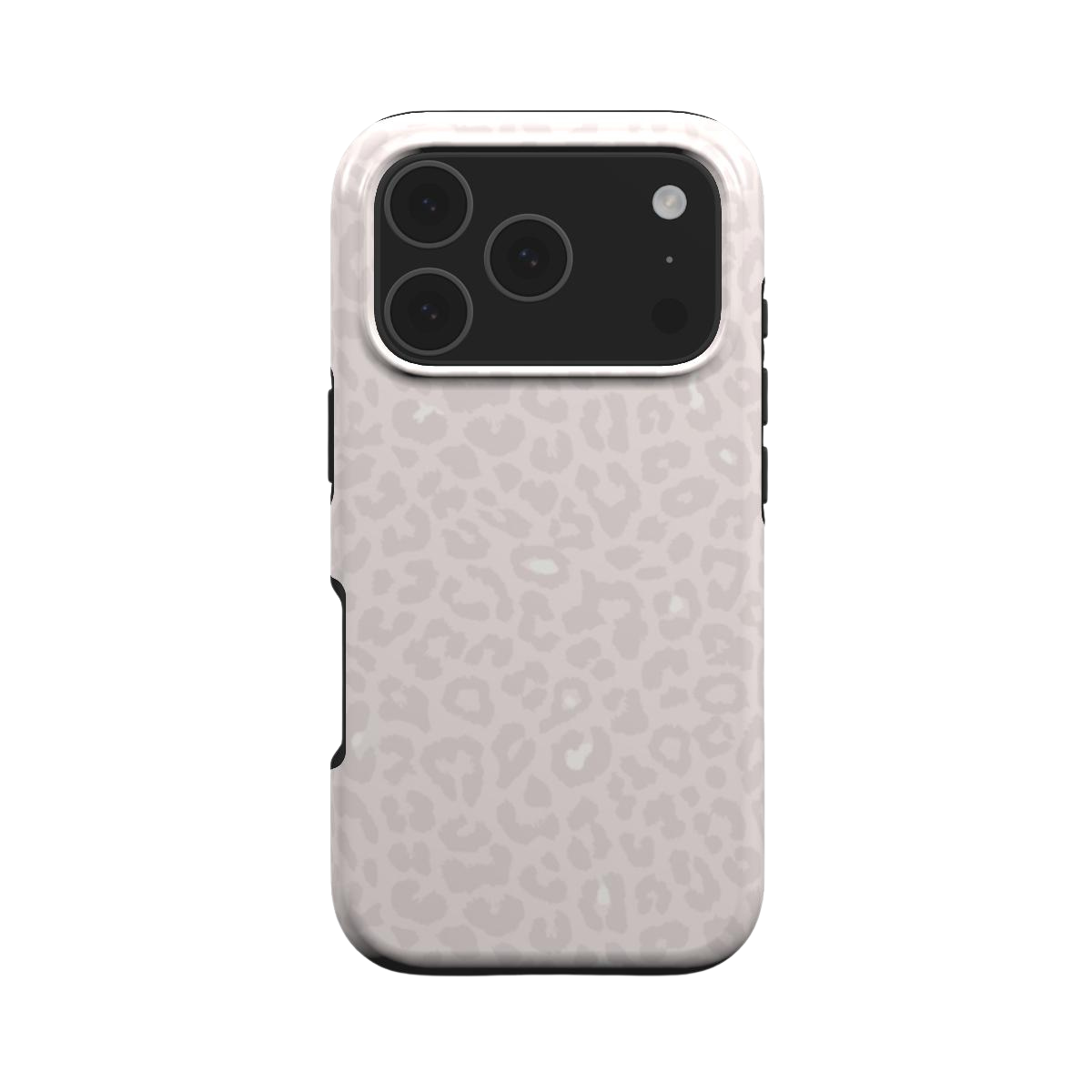 Nude Spots | Blush Pink Leopard Print Minimal MagSafe iPhone Case