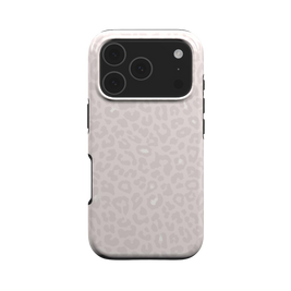 Nude Spots | Blush Pink Leopard Print Minimal MagSafe iPhone Case