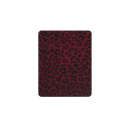 Blood Prowl | Dark Red Leopard Print iPad Case with Apple Pencil Holder