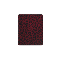Blood Prowl | Dunkelrotes Leopardenmuster iPad Hülle mit Apple Pencil Halterung
