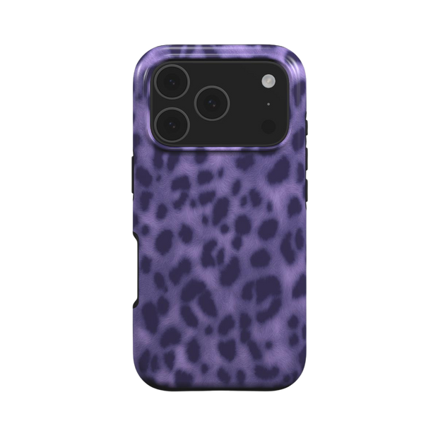 Wildcat | Purple Leopard Fur Texture MagSafe iPhone Case