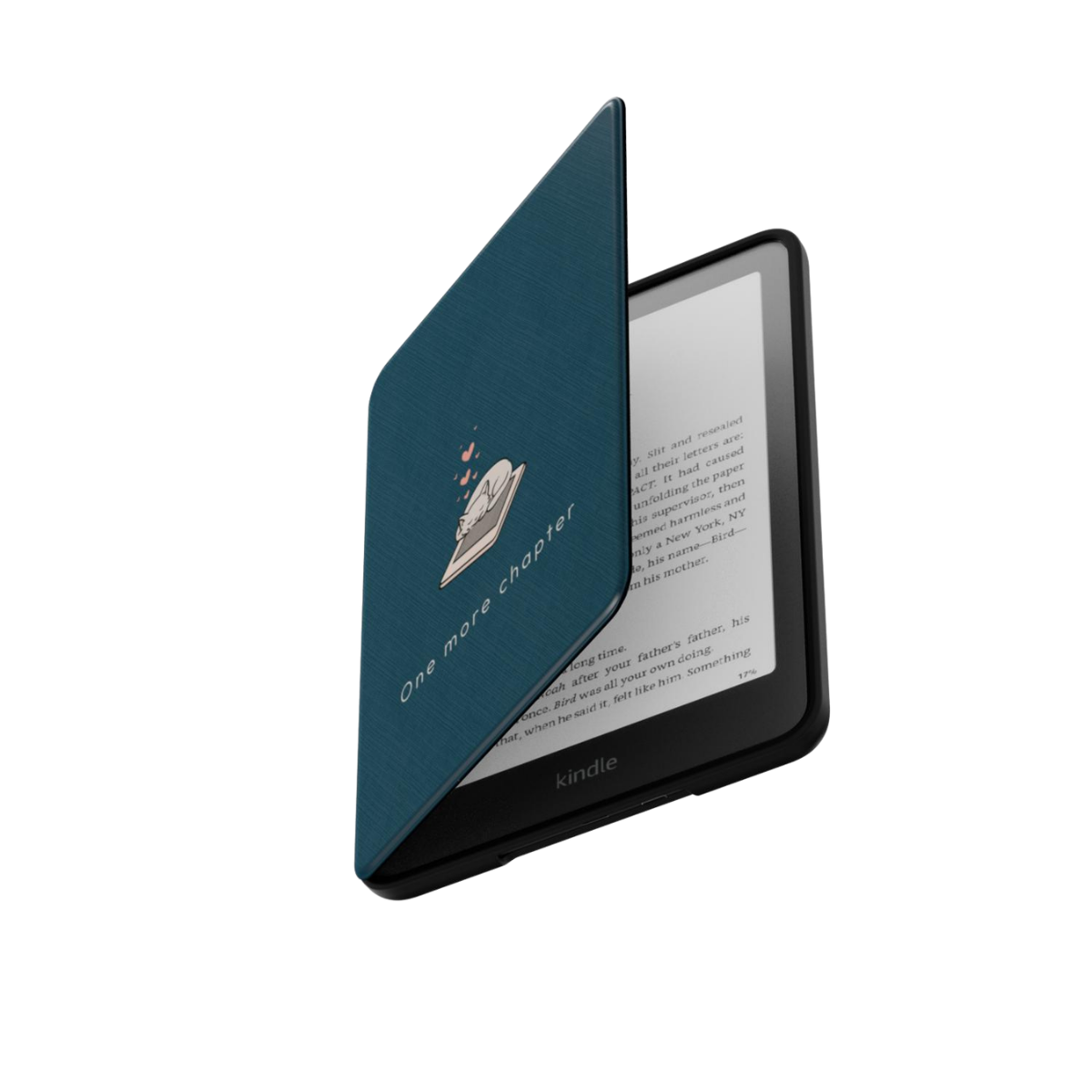 Chapter Nine | Sleeping Cat Teal Kindle Folio Case