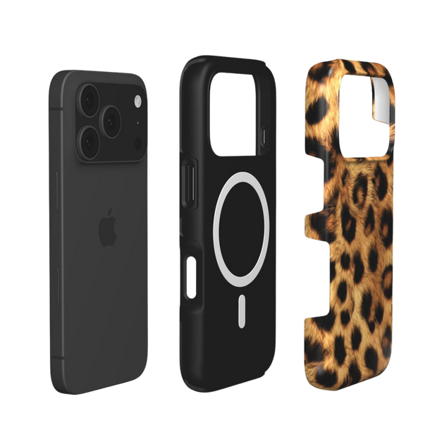 Felina | Realistic Leopard Fur Print MagSafe iPhone Case