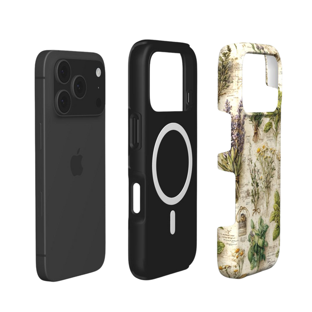 Herbaria | Vintage Botanical Illustration MagSafe iPhone Case