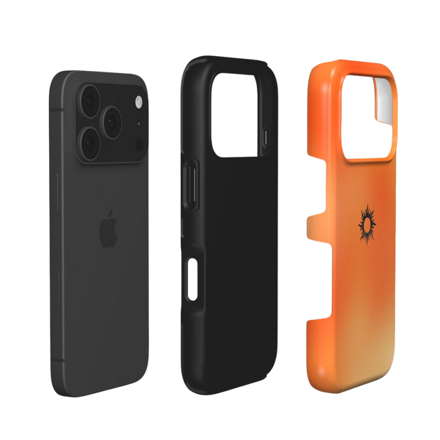 Sahara | Sunset Orange Sun Symbol Tough iPhone & Samsung Case